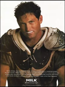 Pubblicità San Francisco 49ers Steve Young 1995 Got Milk 8x11 stampa pubblicitaria - Foto 1 di 3