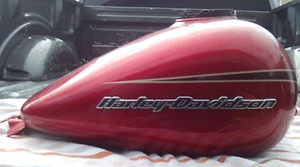 Fuel Gas Tank Fit Harley Touring Electra Glide FLHT 2008-2022 CVO red No Dents - Picture 1 of 5