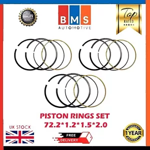 ANILLOS DE PISTÓN STD X3 PARA RENAULT SE ADAPTA A H4B408 0.9 TCE H4B410 H4B400 H4B401 H4B451 - Imagen 1 de 4