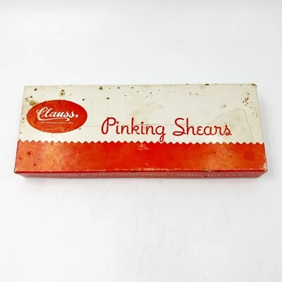 Classic Vintage Clauss Model No 4 Pinking Shears  - Made in USA - Image 1 of 4