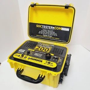 SOCTester SOC200 Telecom 200 Analizador de Batería Probador de Estado de Carga Raro Leer - Imagen 1 de 10