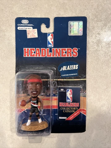 1996 CORINTHIAN HEADLINERS NBA Clifford Robinson ACTION FIGURE Portland Cover