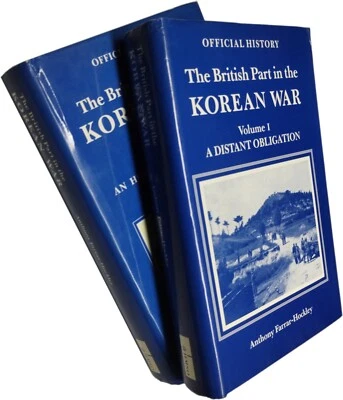 2 Vol. Set THE BRITISH PART IN THE KOREAN WAR::Anthony Farrar-Hockley::w/Maps - Image 1 of 4