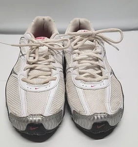 NIKE REAX RUN 5 407987-116 White Gray Pink Sneakers Size- 9.5 - Picture 1 of 18