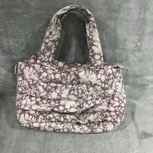 Rootote Roo Floral Handbag Purse Hand-Warmer Puffer 2-way Winter Bag - Picture 1 of 16