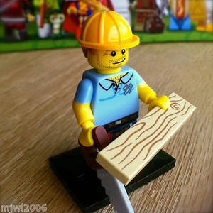 LEGO 71008 Minifigures CARPENTER #9 Series 13 SEALED Minifigs Saw Board Wood - Imagen 1 de 12