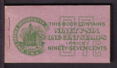 1914 Washington 1c booklet BK42 (16 panes 424d) mint complete CV $140 (T3 - Image 1 of 2