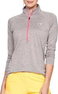 Camisa para mujer Under Armour con estampado TechTwist 1⁄2 cremallera manga larga - Imagen 1 de 4
