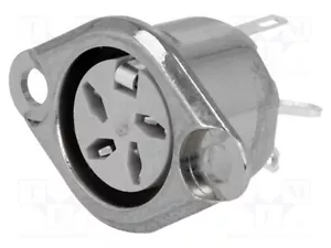 Buchse DIN 2A weiblich System: 216° Löten PIN: 4 34V 10mΩ 630-0400 DIN-Steckver - Bild 1 von 1