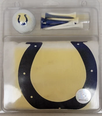 NFL Indianapolis Colts Golf Ball, Tees and Towel Set, NEW - AS IS - Image 1 of 4