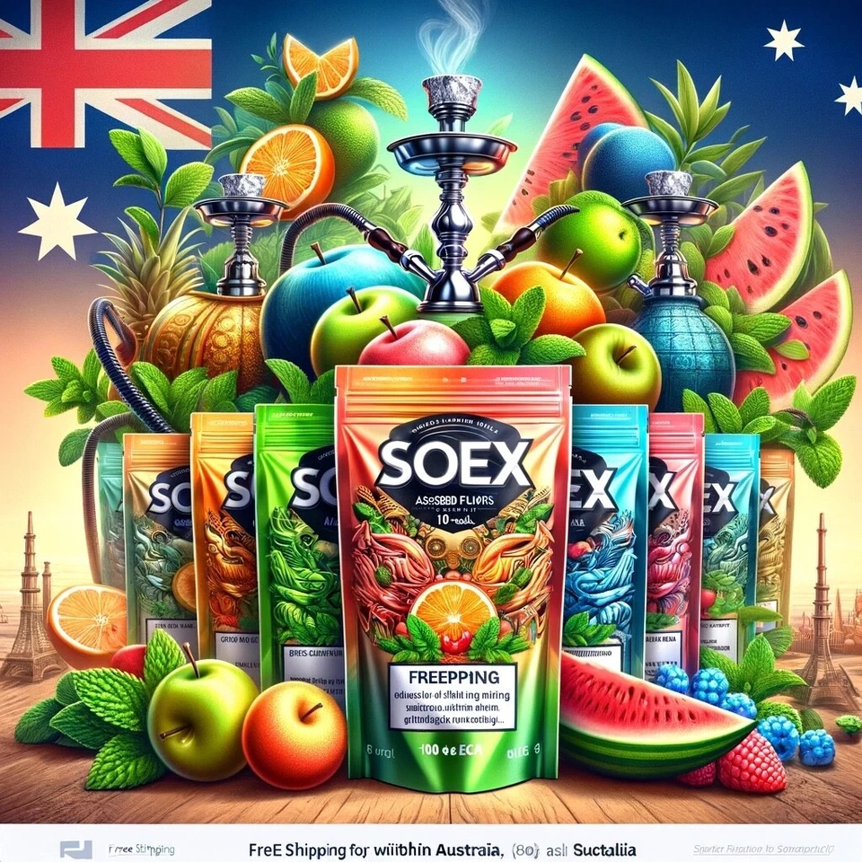 GENUINE SOEX 10 Pack 500 Grams, Double Apple, Mint, Watermelon, Mixed Fruit, Gum - image 1 of 4