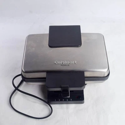 Máquina de prensa para pizzle Cuisinart WM-PZ2 acero inoxidable antiadherente 4" galleta italiana Foto 1 de 4