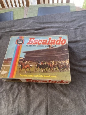 Vintage Escalado Horse Racing Game by Chad Valley Made in England - Image 1 of 4