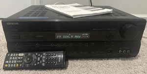 Onkyo TX-SR506 75WPC AV Receiver W/Factory Remote & Manual Bundle - Works Great! - Picture 1 of 12