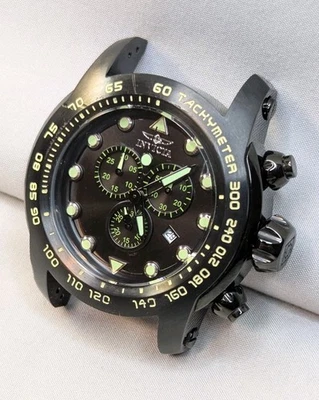 Invicta Pro Diver Men's Quartz Chronograph Watch, Needs Strap, Works! - Image 1 of 4