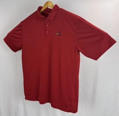 St Louis Cardinals Polo Shirt Mens 3XL Red SS Stretch Baseball MLB Cutter&Buck - Image 1 of 4