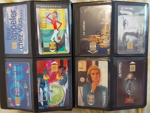 Lot de 128 télécartes françaises dans classeur de collection - Picture 1 of 6