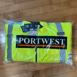 Portwest US363 wasserdichte Hi Vis reflektierende zweifarbige Bomberjacke ANSI - Bild 1 von 3