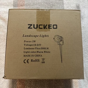 Zuckeo Landscape Lights 8 Pack 5 W 12-24V Warm White Color - Picture 1 of 11