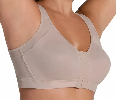 Sujetador inalámbrico Leonisa para mujer soporte espalda corrector postura, beige claro, 34C Foto 1 de 4