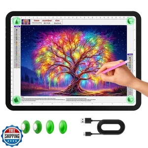 Tablero de luces Zocelight A4 Diamond Art, caja de luz súper brillante de 11000 lux para Tra - Imagen 1 de 5
