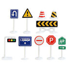  10 Stck Mini-Barrikade-Schilder, Verkehrssperre, Straenschilder,