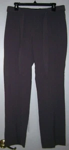 NWT Banana Republic Women Sz 6 Logan Straight Belted Trouser Pants Mid Rise Gray - Picture 1 of 7