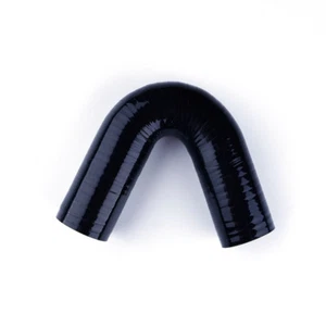 Codo negro de 135 grados 1 pulgada 25mm Manguera de acoplamiento de silicona Tubo de intercooler - Imagen 1 de 3