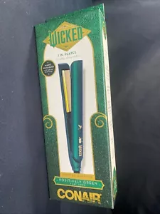 Limited Edition Wicked “Positively Green “ Conair Flat Iron NIB - Picture 1 of 8
