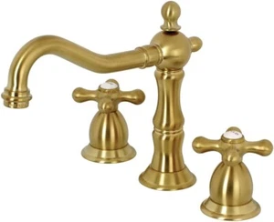 Kingston Brass KS1977AX 8" breiter Wasserhahn, gebürstetes Messing (Neu im Karton) - Bild 1 von 6