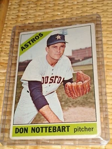 1966 Topps # 21 Don Nottebart original authentic Houston Astros - Bild 1 von 2