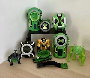 Bundle Ben 10 Alien Force Bandai Omniverse, Omnitrix, Vuescope, Disc & Figures - Picture 1 of 22