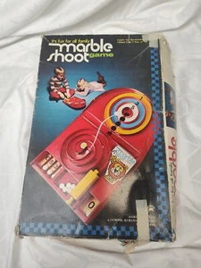 Asakusa MARBLE SHOOT GAME - JAPAN 1973 - 249153 w/ Marbles & Original Box READ - Picture 1 of 2