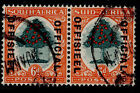 SOUTH AFRICA GVI SG O24c, 6d green & vermilion, FINE USED. Cat 12.