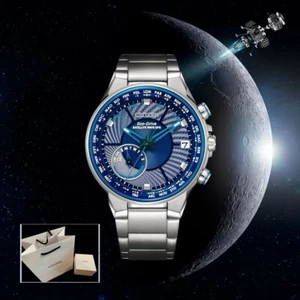 new Citizen Ø44mm GPS Satellite Wave CC3030-53L s steel GPS world time Perpetual - Picture 1 of 4
