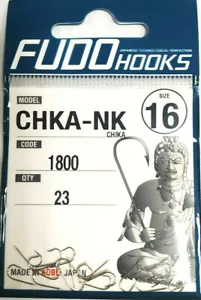 Ganci da pesca FUDO CHIKA NICHEL 1800/Made in Japan - Foto 1 di 8