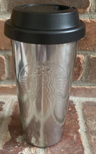 Starbucks Stainless Steel Tumbler Mermaid 16 Oz 2014 Embossed Cup Travel Mug