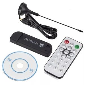 USB2.0 Digital DVB-T SDR+DAB+FM HDTV TV Tuner Receiver Stick HE RTL2832U R820T - Afbeelding 1 van 5