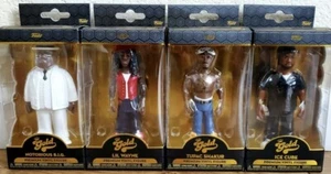 Funko Gold Premium Vinyl Figure Set of 4 Lil Wayne Ice Cube Tupac Biggie - Picture 1 of 1