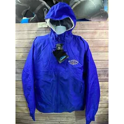 Chaqueta Unisex Tri-Mountain Martins Fresh Taste Azul Talla L Impermeable Shell Foto 1 de 4