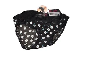 NUEVO CON ETIQUETAS SEÑORA TALLA XL 15-17 NEGRO FLORAL BIKINI SKU 1000000223 - Imagen 1 de 2