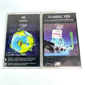 Yes Fragile & Classic Cassette Tape Album's - Atlantic - CS 19132 19320 - Picture 1 of 7