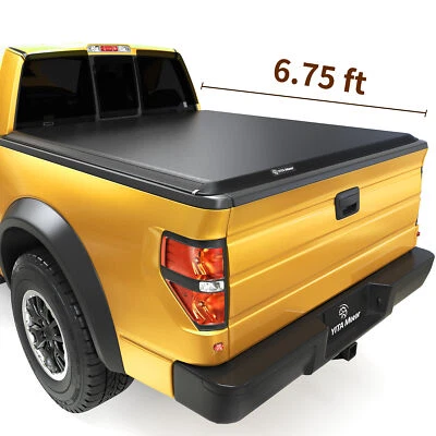 6.75 ft Bed Tonneau Cover Soft Roll Up for 99-16 Ford F-250 F250 F350 Super Duty Foto 1 de 4