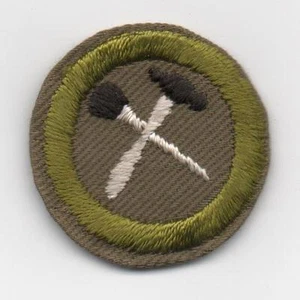 Handwerk Verdienstabzeichen, Typ C hellbraun schmal gekräuselt (1938-46), postfrisch! - Bild 1 von 1