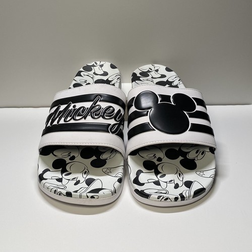 Adidas X Disney Topolino Adilette scivoli comodi bianco nero taglia 13