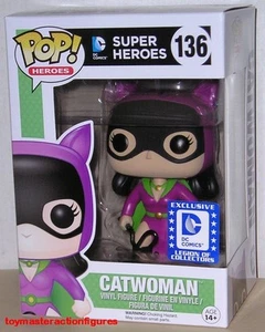 FUNKO POP DC HEROES LEGION OF COLLECTORS COMIC CATWOMAN #136 Exclusive IN STOCK - Imagen 1 de 1