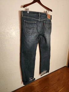 Levi's 569 Blue Denim Loose Fit Jeans - Men's Size 36 X 30 - Picture 1 of 6