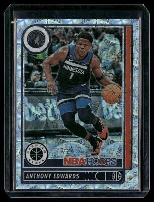 2022-23 Panini Chronicles #587 Anthony Edwards Silver SWIRLS TIMBERWOLVES - Image 1 of 2