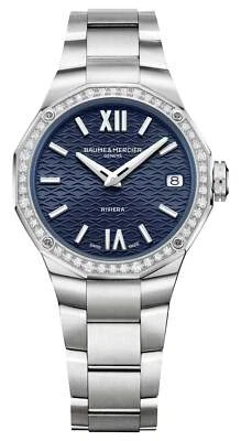 Baume & Mercier Riviera Steel Diamonds Quartz Womens Watch M0A10765 - Image 1 of 4