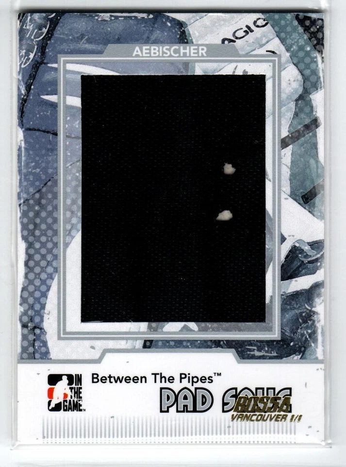 2009-10 Between The Pipes Pad Save Silver #PS01 David Aebischer 1/1 *#/9 - Image 1 of 1